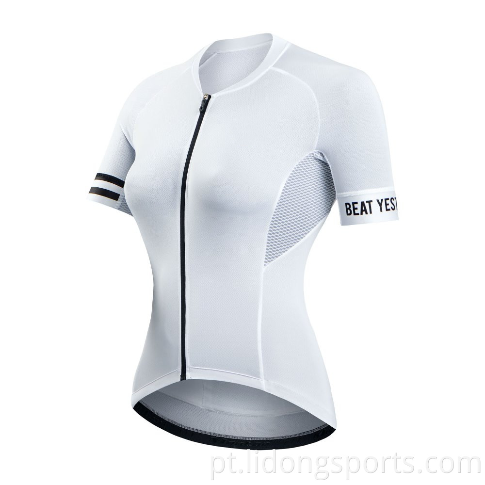 China Ciclismo Roupas de ciclismo Jersey para mulheres